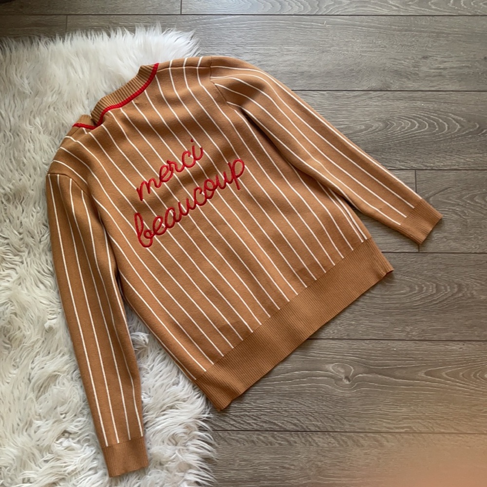 English Factory Merci Beaucoup Cardigan, Size S